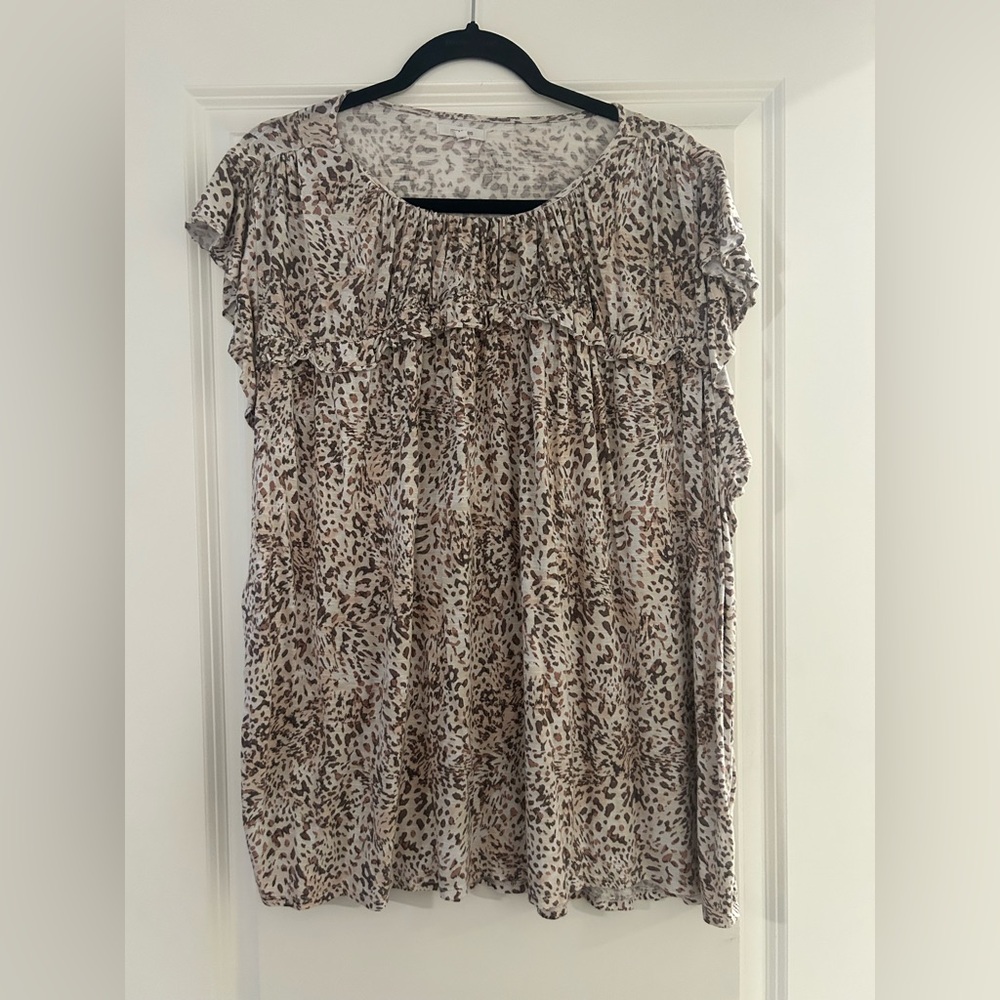 Maurices Leopard Print Blouse